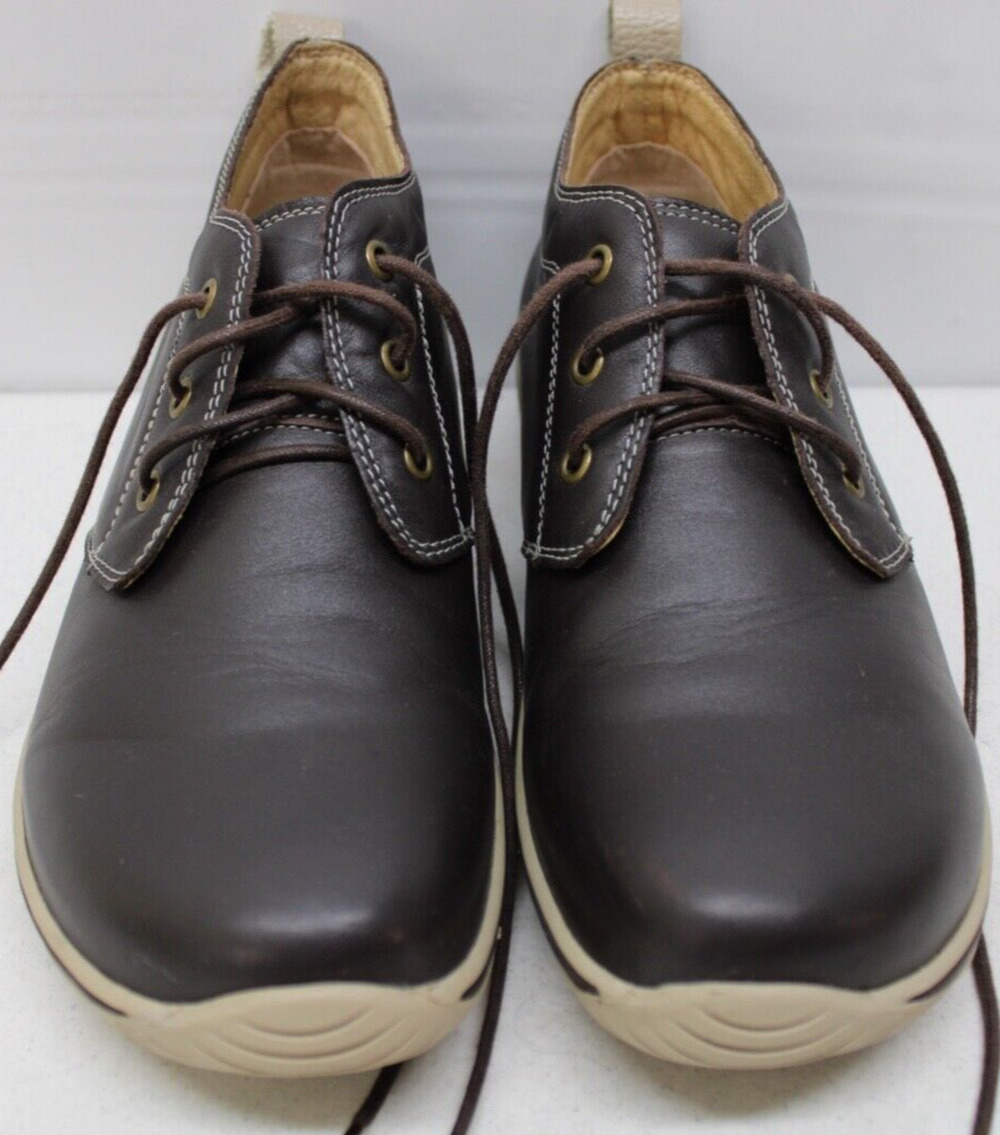 ALEGRIA ADEN BROWN LEATHER MID TOP OXFORDS SHOES MEN'S 42 / 9 AM-ADE-209